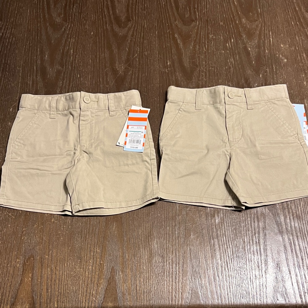 Cat and Jack Tan Casual Shorts Set